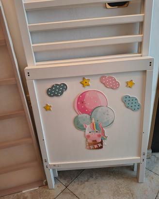 Fasciatoio e lettino legno Ikea