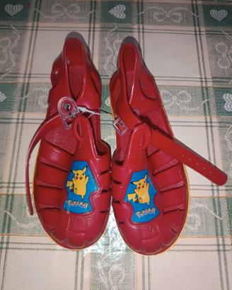 sandali in gomma per bambini 28/29 pikachu