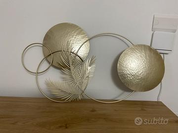 Decorazione da parete in metallo