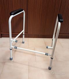 SOSTEGNO PER WC - REGOLABILE IN ALTEZZA - ANZIANI