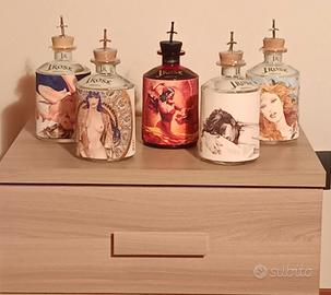 LOTTO BOTTIGLIE VUOTE DI GIN JROSE ORIGINALI