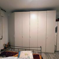 Armadio a 6 ante battenti con angolo a sinistra