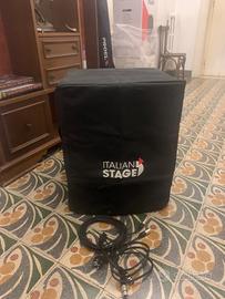 subwoofer amplificato  professionale