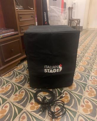 subwoofer amplificato  professionale