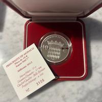 Moneta argento 10€ anno 2012 + medaglia