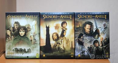 3 COFANETTI DVD SIGNORE DEGLI ANELLI