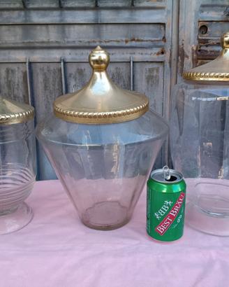 3 barattoli per caramelle  bar tabaccheria vintage
