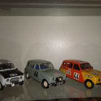 Modellino Renault 4 rally di Monte Carlo