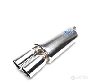 SCARICO UNIVERSALE IN ACCIAIO INOX A DOPPIA USCITA