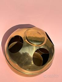 Glacette porta ghiaccio ottone vintage anni 70