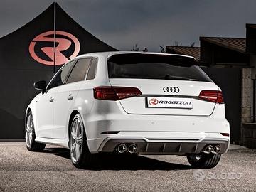 A3 Sportback 35TFSI 110kW 2018>2020 Scarico inox