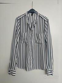 Camicia a righe bianche e nere di Forever21