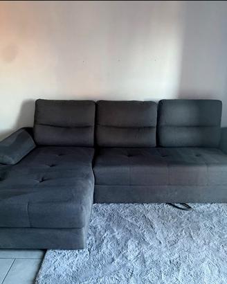 Divano 3 posti con penisola (chaiselongue)