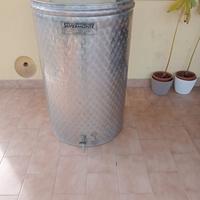 Bidone in acciaio per liquidi