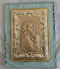 Bassorilievo F.O. Madonna con Bambino  Argento 925