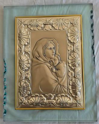 Bassorilievo F.O. Madonna con Bambino  Argento 925