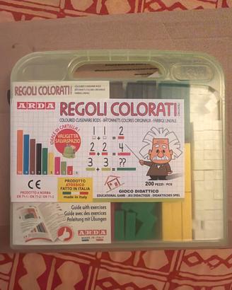 Regoli colorati per scuola elementare