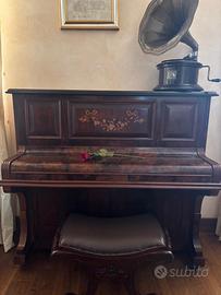 Pianoforte verticale d’epoca Mickleburgh