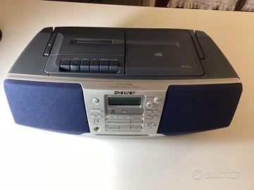 SONY STEREO  RADIO FM/AM+CD+CASSETTE  25 W