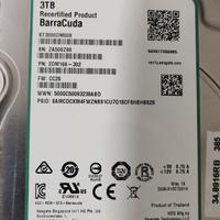 HARD DISK HD SEGATE BARRACUDA 3TB sata3