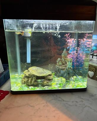Acquario Laguna 18 litri- accessori e riscaldatore