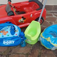 set bambino macchinina topolino seggioloni altro