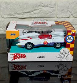 Speed Racer Mach 5 Modellino die-cast  Nuovo!!