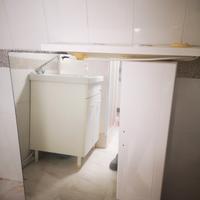 Pensile con specchio bagno