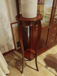Piantana il legno stile classico ciliegio