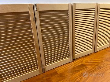 4 ante persiana in legno