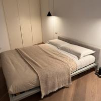 Letto matrimoniale MDF Italia in alluminio 160x200