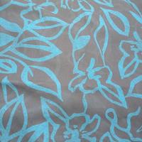 stoffa scampolo voile nero verde petrolio 