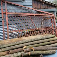 Cancello in ferro a due ante