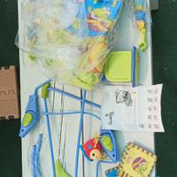 sdraietta neonati con giochi, musica e vibrazioni