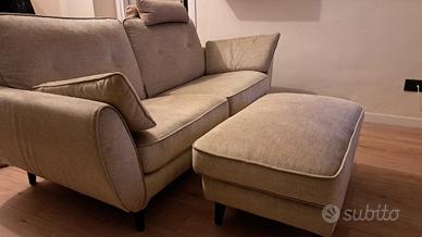 Divano Albignano 2 posti maxi + pouf