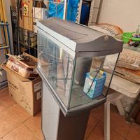 acquario  con mobile anta vetro