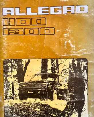 Manuale Uso Austin Allegro 1100 1300 1977 Leyland