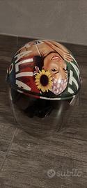 Casco con visiera
