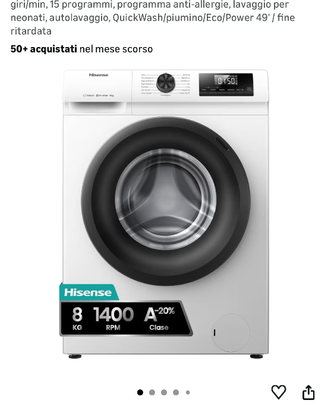 lavatrice HiSense