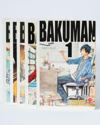 Bakuman - Lotto 5 Manga (Volumi 1,2,3,4,13)