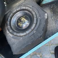 Subwofer lanzar 600watt+amplificatore piooner