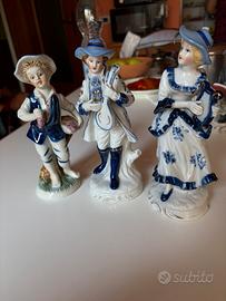 Set di statuine di ceramica