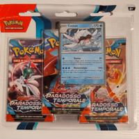 Blister Pokemon 3 Bustine Paradosso Temporale