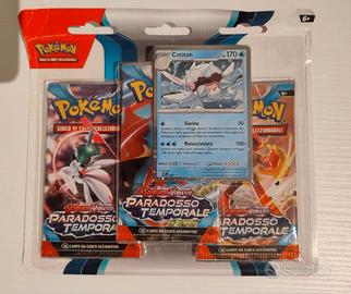 Blister Pokemon 3 Bustine Paradosso Temporale