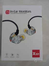 Auricolari xvive x sistema in-ear monitors