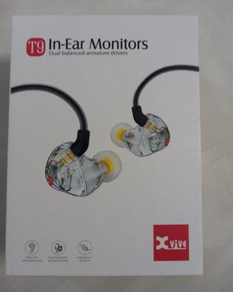 Auricolari xvive x sistema in-ear monitors
