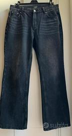 Jeans uomo Balenciaga wide leg taglia 34