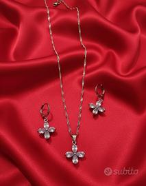 set collana e orecchini 