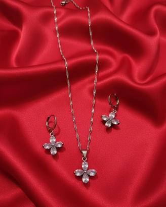 set collana e orecchini 