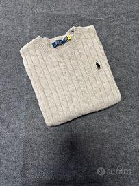 Maglione Polo Ralph Lauren Trecce Grigio - S - NUO